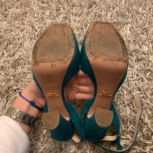 Prada suede platform heels 39.5 - Picture 6 of 7